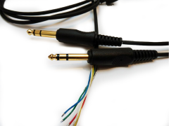 PilotStyle Headset Cable Bare Wires