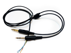 PilotStyle Headset Cable Bare Wires