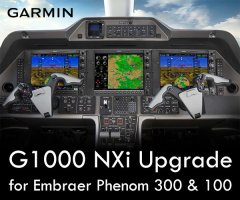 Garmin Phenom 300 G1000 NXi Upgrade