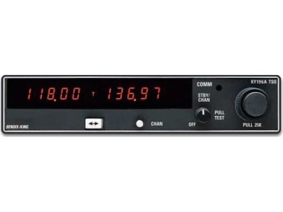 BendixKing KY-196A - Part Number: 064-01054-0030 (064-1054-30) - 25kHz, 28V, Diffused Display Lens, 760 Channels, Unit Condition: New