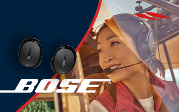 Fly with Bose. Land with QuietComfort.