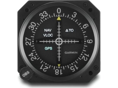 Garmin GI-106B - Produktkode: 013-00593-00 (w/ GS, Annunciator NAV/GPS/VLOC, 80mm, Lighted), Enhetsstatus: Ny