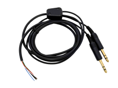 PilotStyle Headset Cable Bare Wires