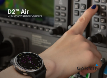 New Smartwatch for Aviators - Garmin D2 Air