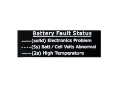 Fault Light Indicator Placard