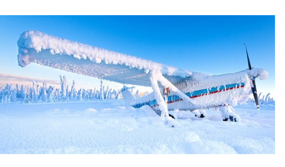 Aircraft in winter